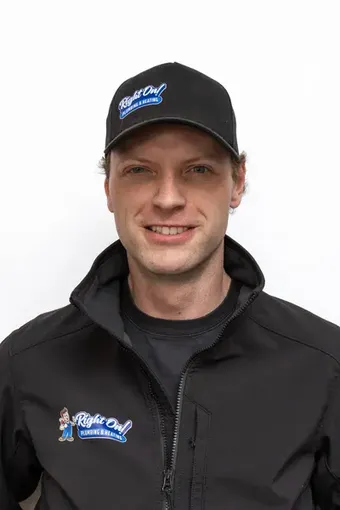 Noah Stumpe, owner of Right On! Plumbing & Heating, serving Calgary, Okotoks, and the Foothills